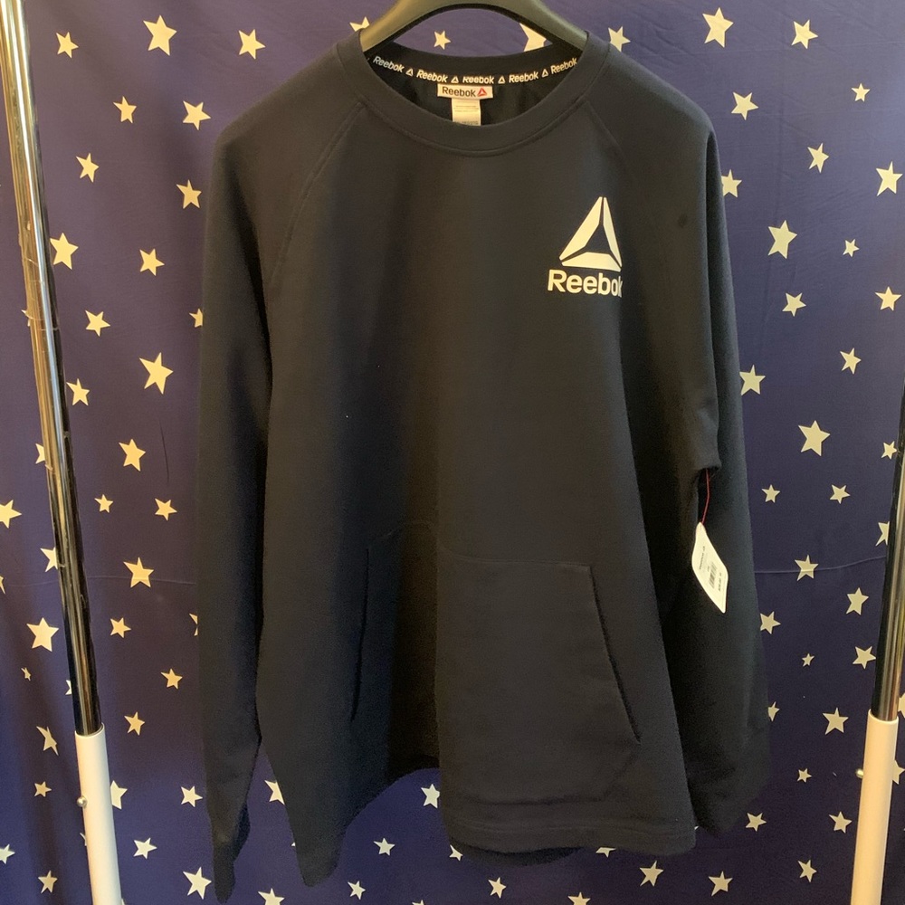 Reebok Men's And Big Men's Tech Terry Crewneck Sweater